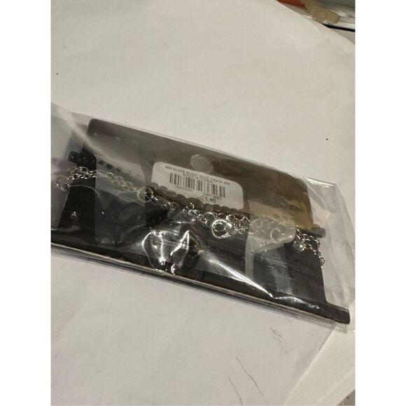 NEW IN PACKAGE Music Note Heart silver chain 3pk - Picture 7 of 7